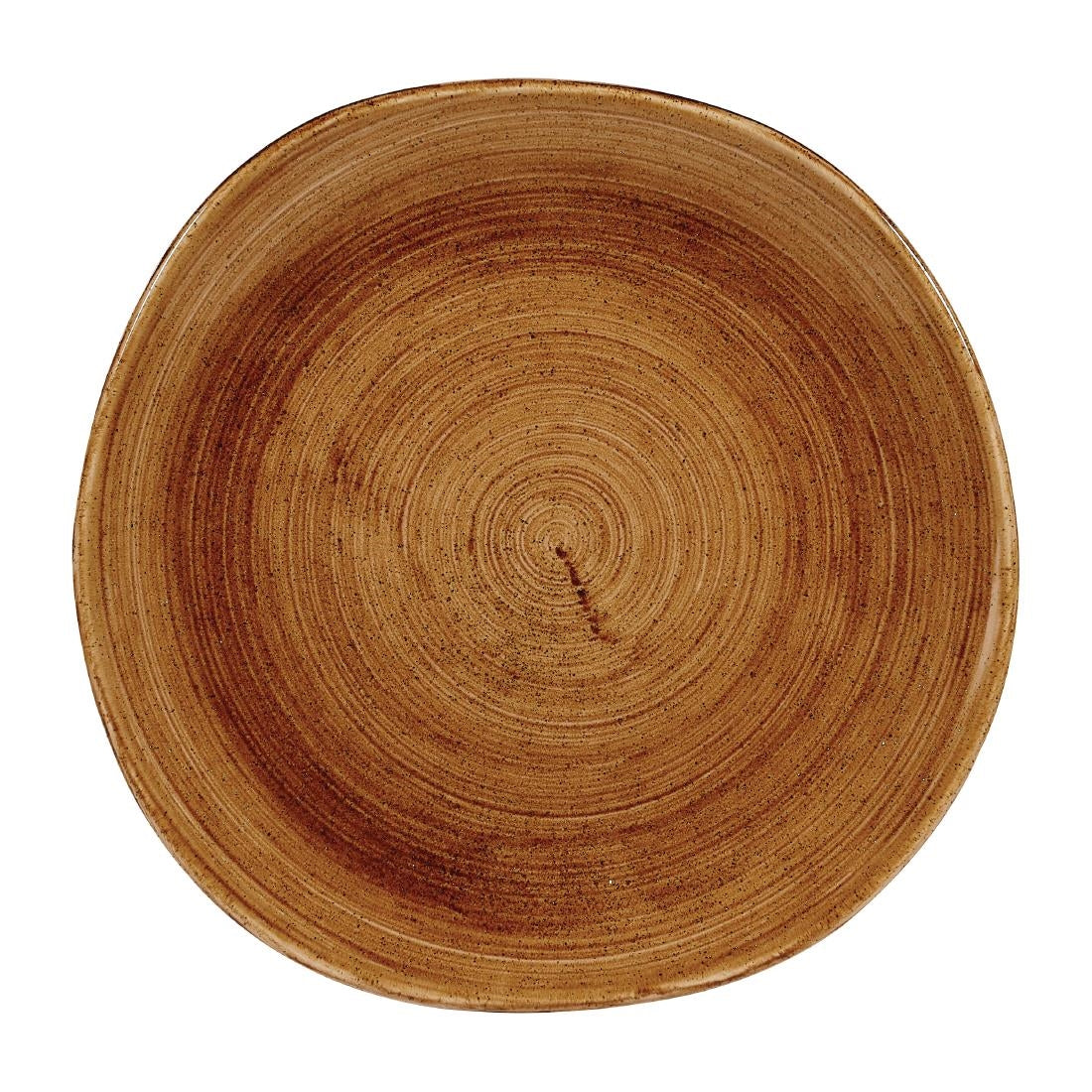 Churchill Stonecast Patina Organic Round Plates Vintage Copper 264mm (12 Pack)