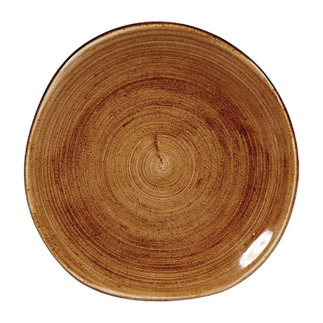 Churchill Stonecast Patina Organic Round Plates Vintage Copper 186mm (12 Pack)