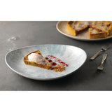 Churchill Stone Oval Coupe Plates Aquamarine 270 x 229mm (12 Pack)