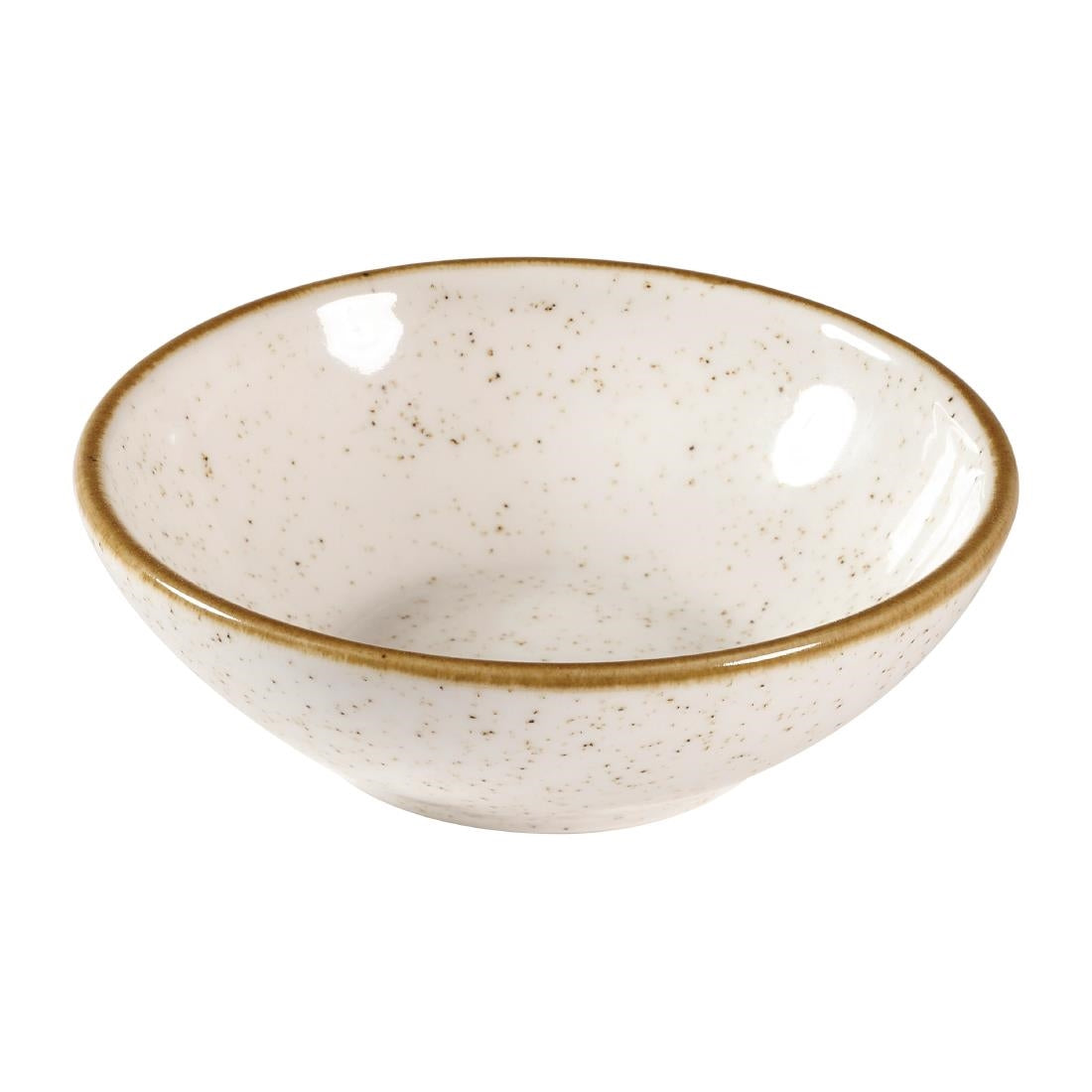Churchill Stonecast Shallow Bowls Barley White 7oz 116mm (12 Pack)