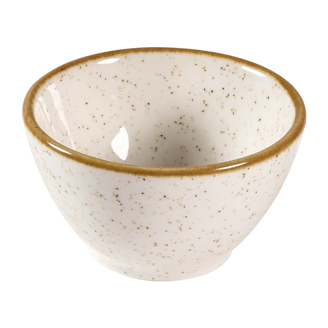 Churchill Stonecast Dip Pots Barley White 4oz 85mm (24 Pack)