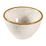 Churchill Stonecast Dip Pots Barley White 4oz 85mm (24 Pack)