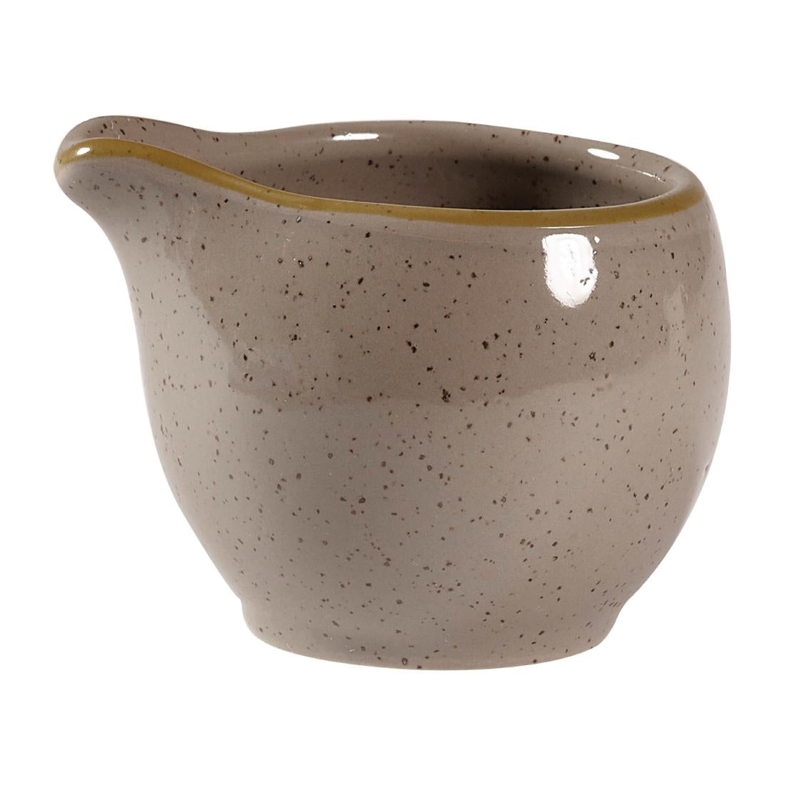 Churchill Stonecast Grey White Jugs 2oz 50mm (12 Pack)