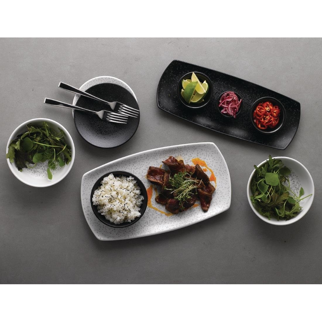 Churchill Menu Shades Caldera Coupe Plates Chalk White 155mm (6 Pack)