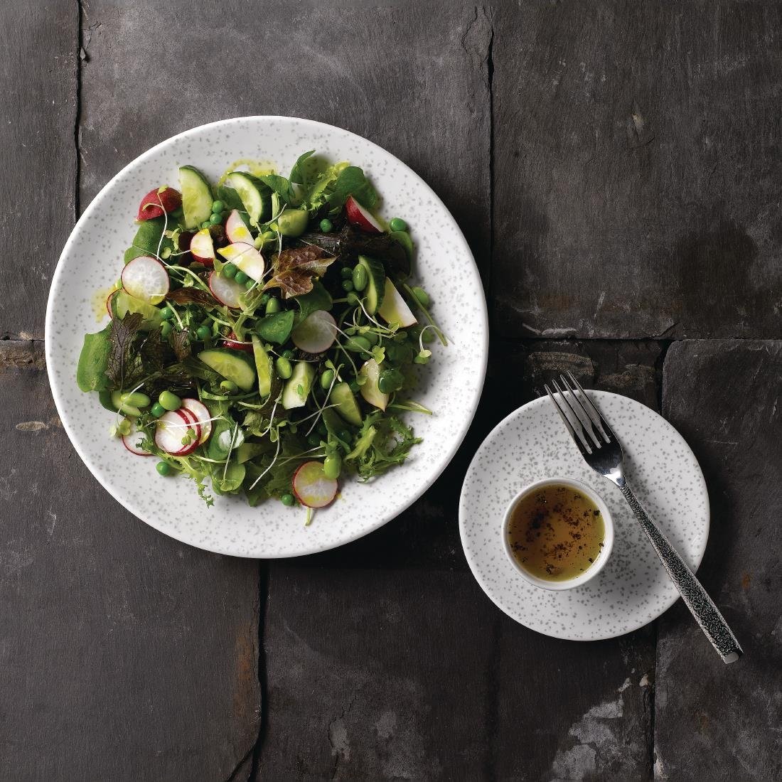 Churchill Menu Shades Caldera Coupe Plates Chalk White 270mm (6 Pack)