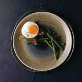 Churchill Stonecast Aqueous Coupe Plates Bayou Taupe 260mm (12 Pack)