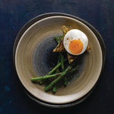 Churchill Stonecast Aqueous Coupe Plates Bayou Taupe 217mm (12 Pack)