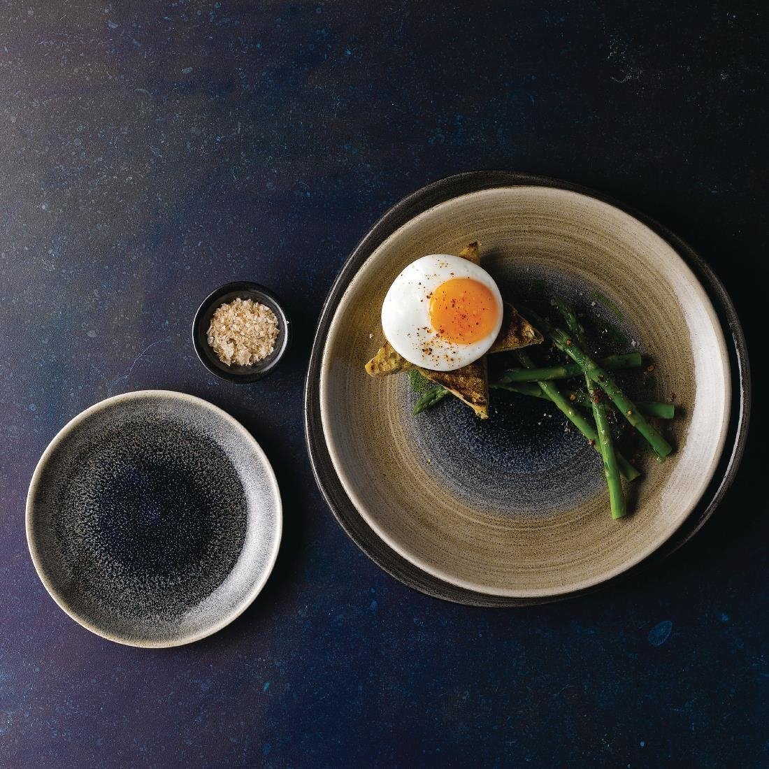 Churchill Stonecast Aqueous Coupe Plates Bayou Taupe 260mm (12 Pack)