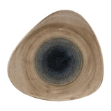 Churchill Stonecast Aqueous Triangular Plates Bayou Taupe 265mm (12 Pack)