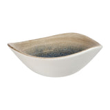 Churchill Stonecast Aqueous Triangular Bowls Bayou Taupe 13oz 185mm (12 Pack)