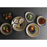 Churchill Stonecast Aqueous Triangular Bowls Bayou Taupe 13oz 185mm (12 Pack)