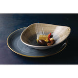 Churchill Stonecast Aqueous Triangular Bowls Bayou Taupe 21oz 235mm (12 Pack)