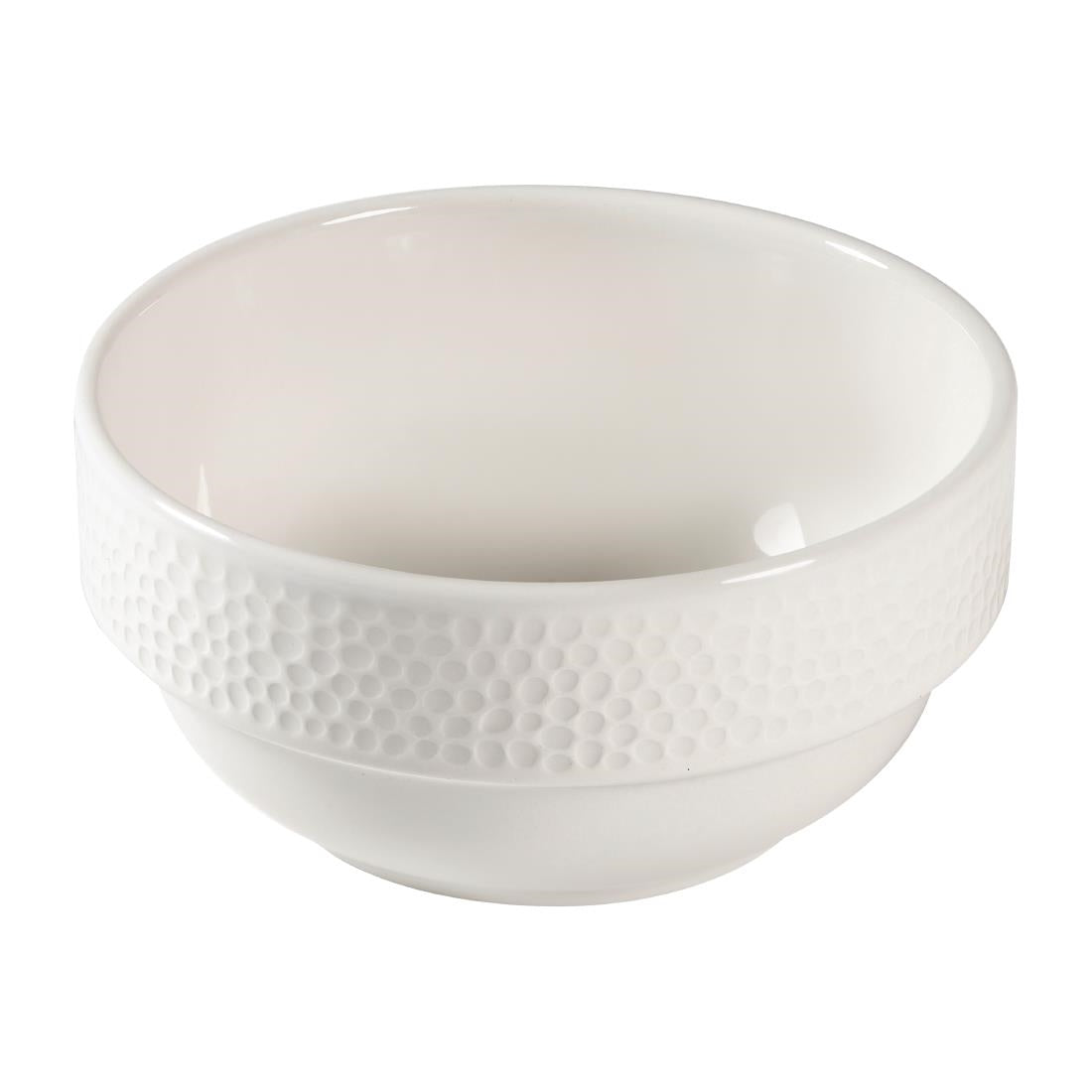 Churchill Isla Consomme Bowls White 12½oz 115mm (6 Pack)