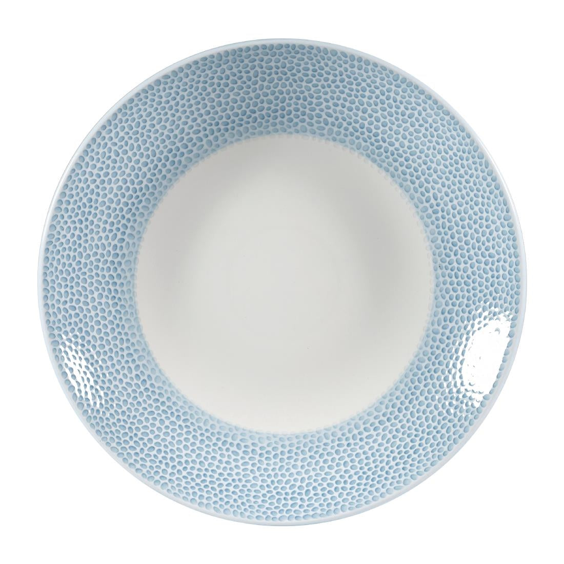 Churchill Isla Deep Coupe Plates Ocean Blue 255mm (12 Pack)