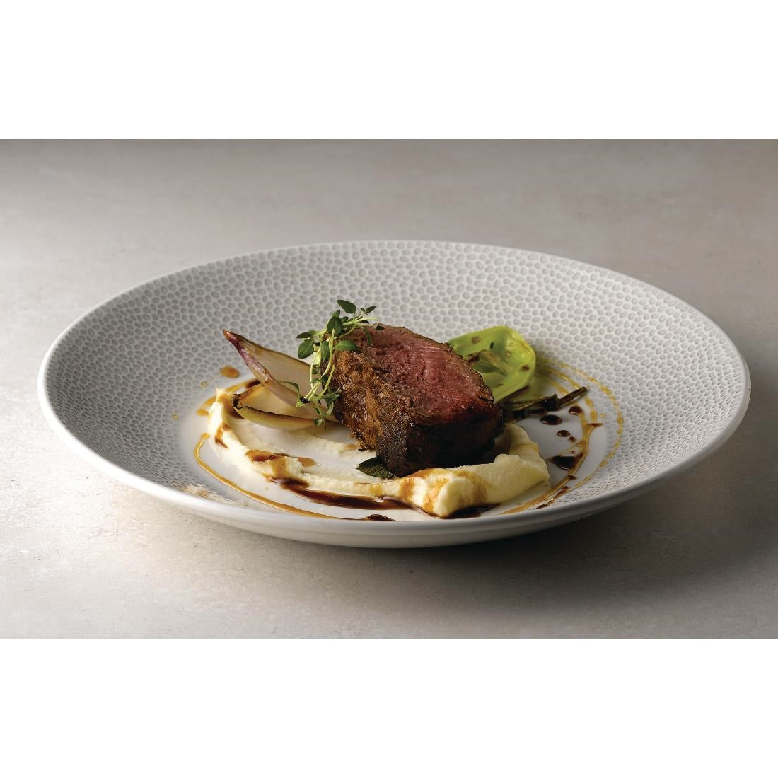 Churchill Isla Deep Coupe Plates Shale Grey 281mm (12 Pack)