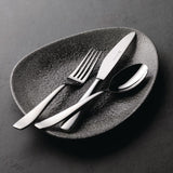 Churchill Studio Prints Raku Triangular Plates Quartz Black 200mm (12 Pack)