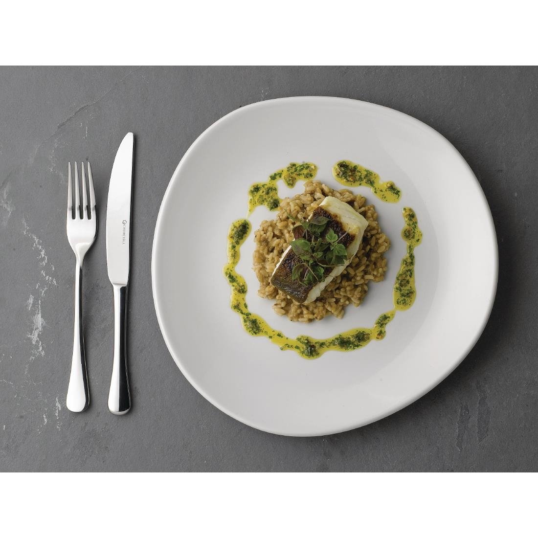 Churchill Organic White Round Plates 286mm (12 Pack)