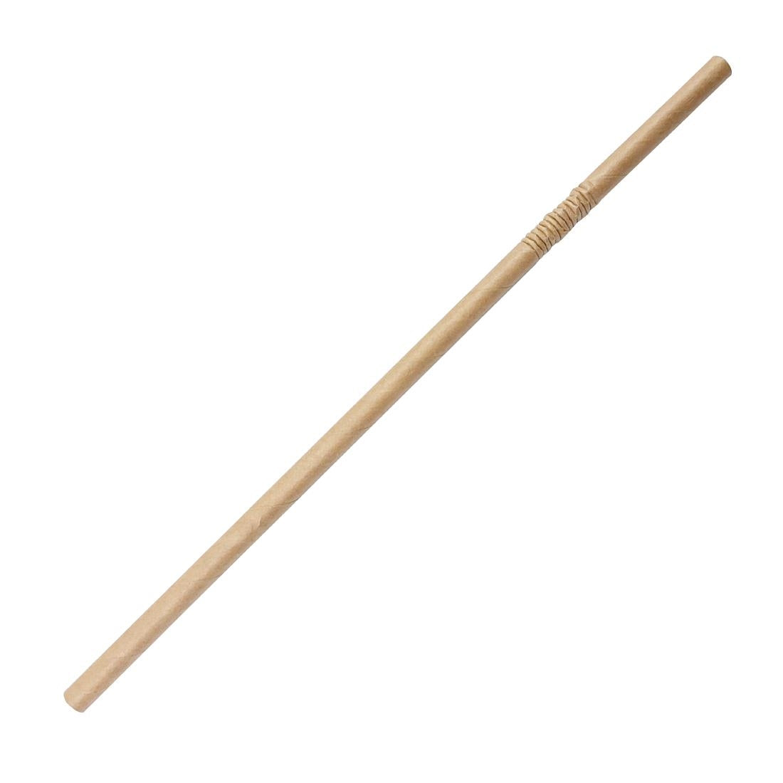 Fiesta Compostable Bendy Paper Straws Kraft (250 Pack)
