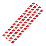 Fiesta Compostable Paper Smoothie Straws Red Stripes (250 Pack)