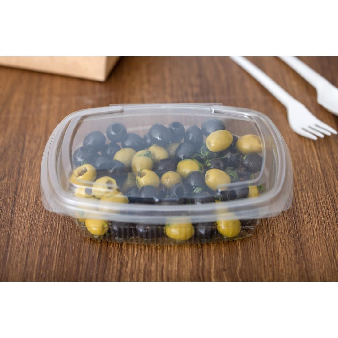 Faerch Fresco Recyclable Deli Containers With Lid 750ml / 26oz (300 Pack)