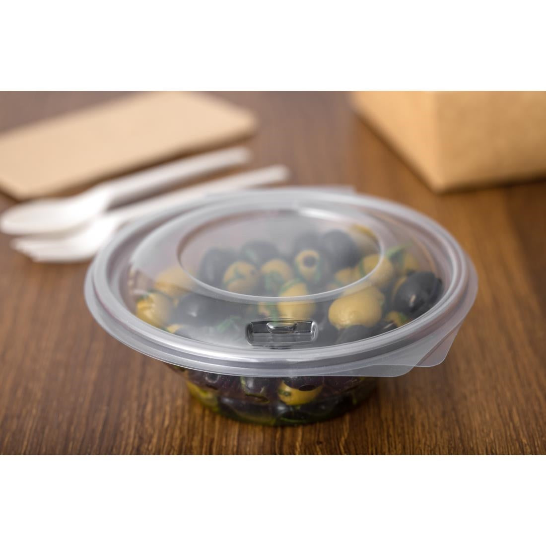 Faerch Contour Recyclable Deli Bowls With Lid 500ml / 17oz (200 pack)