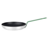 Hygiplas Aluminium Non-stick Teflon Platinum Plus Frying Pan Green Handle 24cm