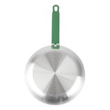 Hygiplas Aluminium Non-stick Teflon Platinum Plus Frying Pan Green Handle 24cm