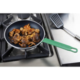 Hygiplas Aluminium Non-stick Teflon Platinum Plus Frying Pan Green Handle 24cm