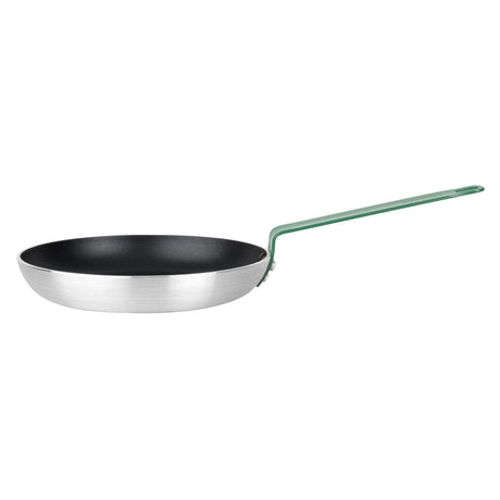 Hygiplas Aluminium Non-stick Teflon Platinum Plus Frying Pan Green Handle 28cm