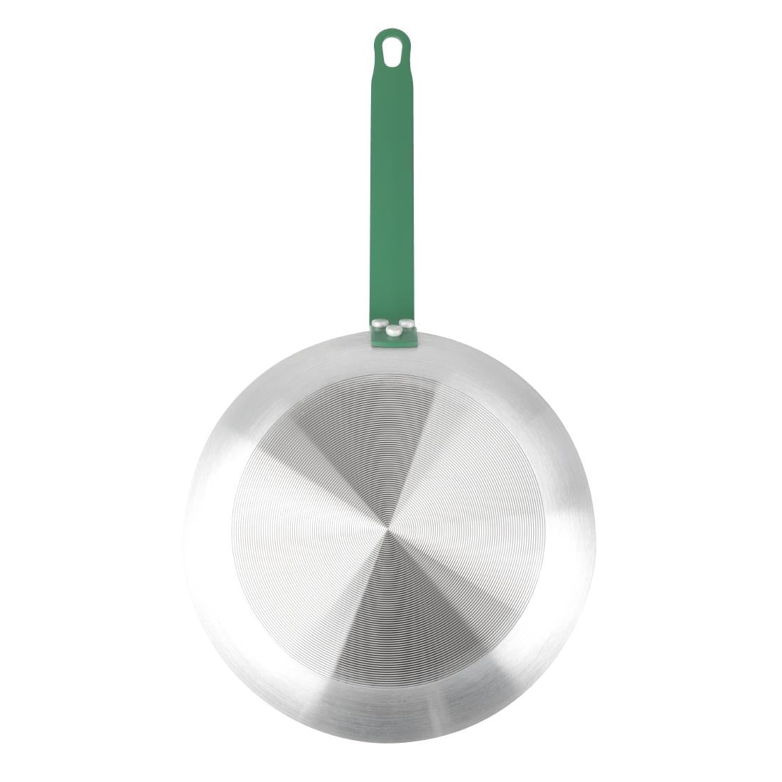 Hygiplas Aluminium Non-stick Teflon Platinum Plus Frying Pan Green Handle 28cm