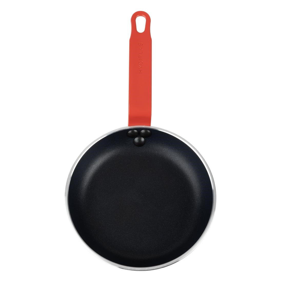 Hygiplas Aluminium Non-stick Teflon Platinum Plus Frying Pan with Red Handle 20cm