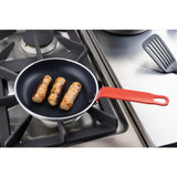 Hygiplas Aluminium Non-stick Teflon Platinum Plus Frying Pan with Red Handle 20cm