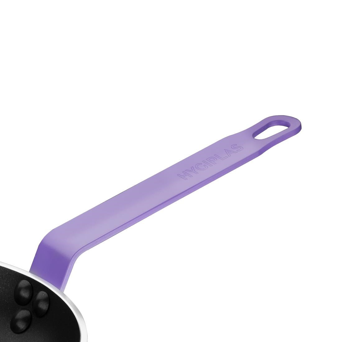 Hygiplas Aluminium Non-stick Teflon Platinum Plus Frying Pan with Purple Handle 28cm
