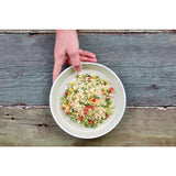 Olympia Cavolo Flat Round Bowls Spring Green 220mm (4 Pack)