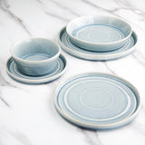 Olympia Cavolo Flat Round Plates Ice Blue 180mm (6 Pack)