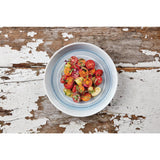 Olympia Cavolo Flat Round Bowls Ice Blue 220mm (4 Pack)