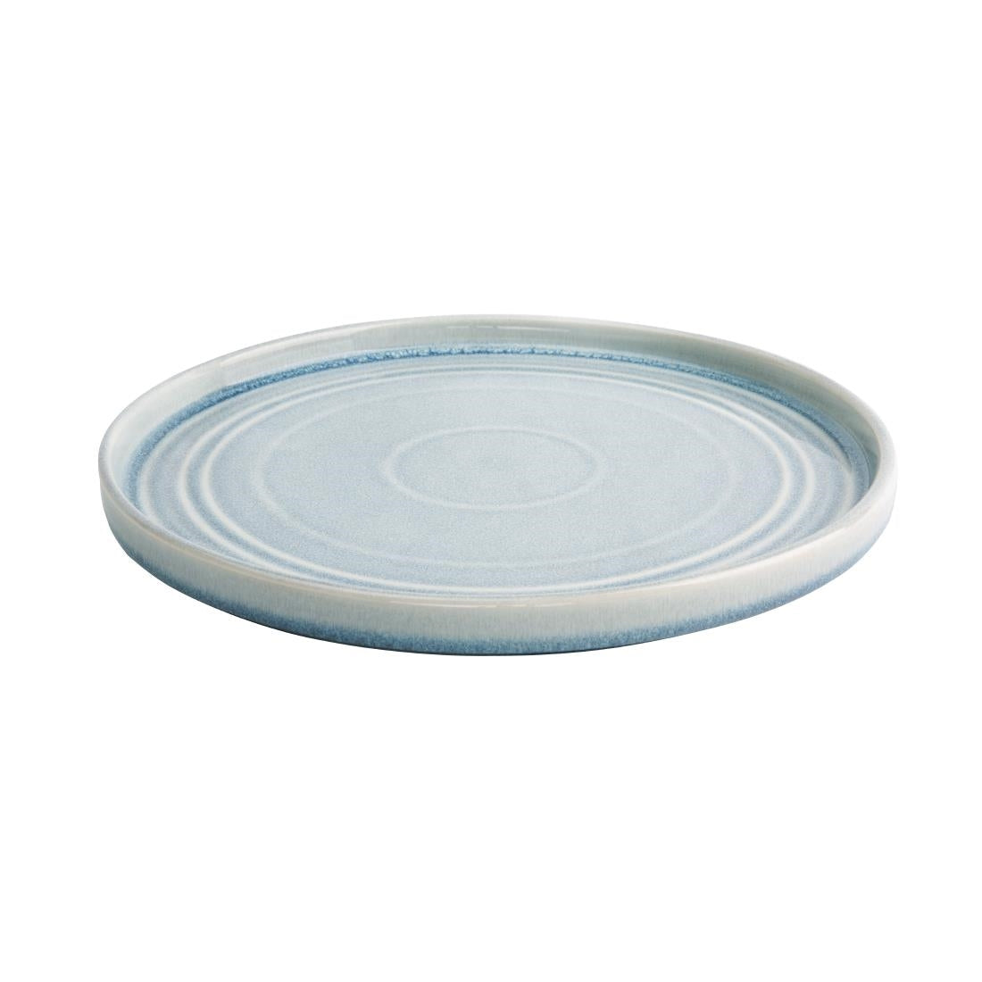 Olympia Cavolo Flat Round Plates Ice Blue 270mm (4 Pack)