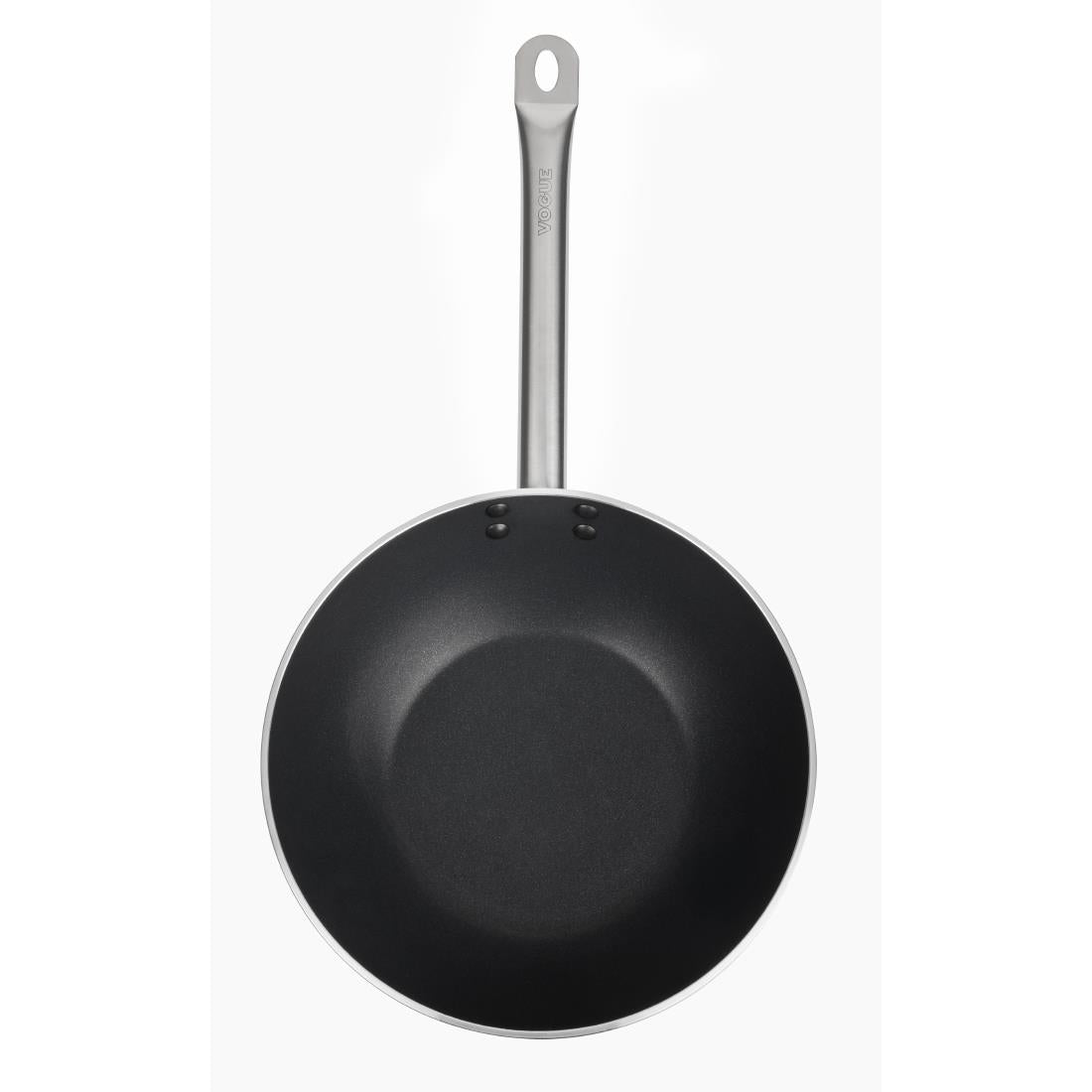 Vogue Non-stick Teflon Aluminium Platinum Plus Wok 30cm