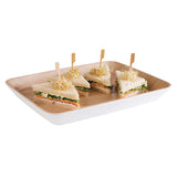 APS Frida Tray Wood & White 320 x 250mm