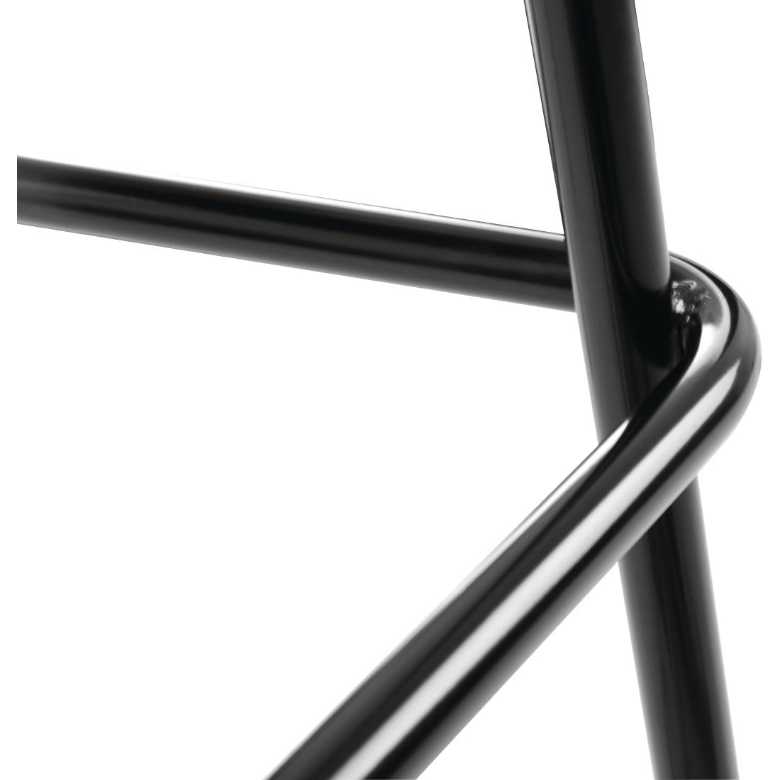 Bolero Scandi High Stools Black (2 Pack)