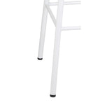Bolero Cantina High Stools with Wooden Seat Pad White (4 pack)