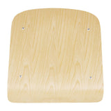 Bolero Cantina Side Chairs with Wooden Seat & Backrest Teal (4 Pack)