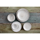 Olympia Corallite Plates Concrete Grey 205mm (6 Pack)