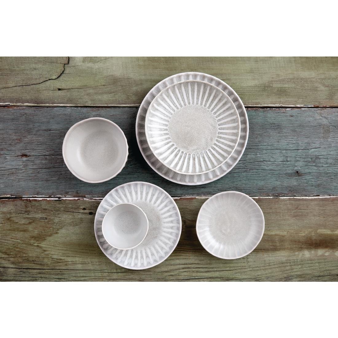 Olympia Corallite Coupe Bowls Concrete Grey 220mm (6 Pack)