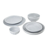 Olympia Corallite Coupe Bowls Concrete Grey 220mm (6 Pack)