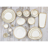 Olympia Kiln Triangular Plates Chalk 165mm (6 Pack)