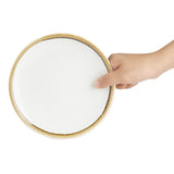 Olympia Kiln Round Coupe Plates Chalk 180mm (6 Pack)