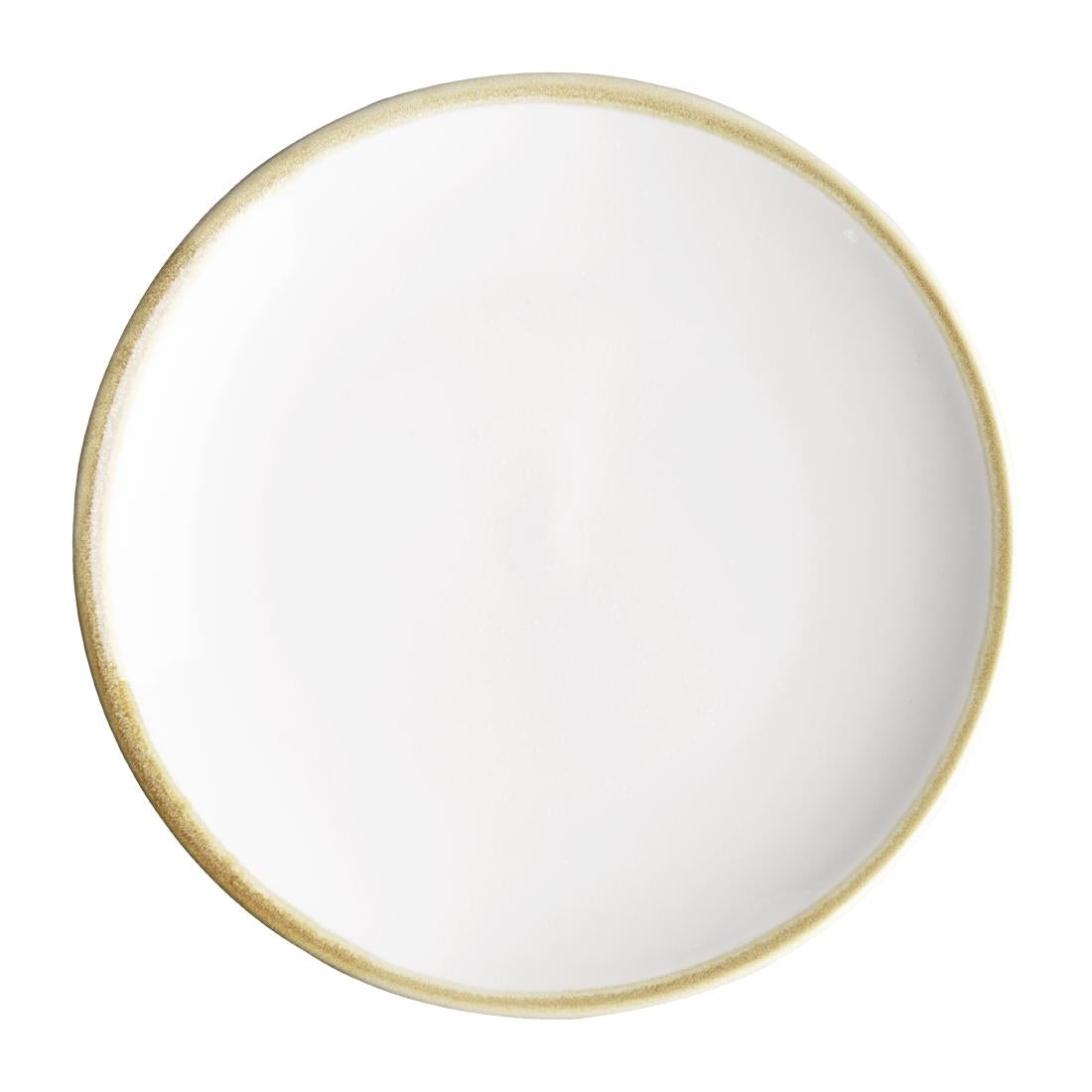 Olympia Kiln Round Coupe Plates Chalk 180mm (6 Pack)