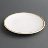 Olympia Kiln Round Coupe Plates Chalk 180mm (6 Pack)