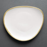 Olympia Kiln Triangular Plates Chalk 165mm (6 Pack)